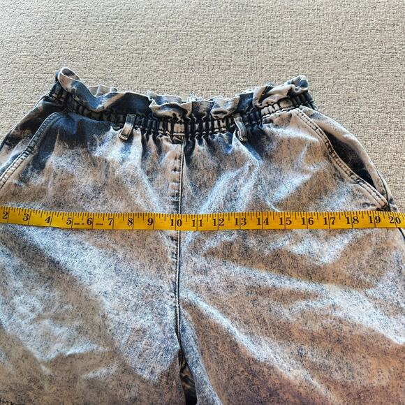 Vintage Jordache Acid Wash Pull On Jean Shorts Women's Size 10 1980s Early 1990s - Picture 9 of 9